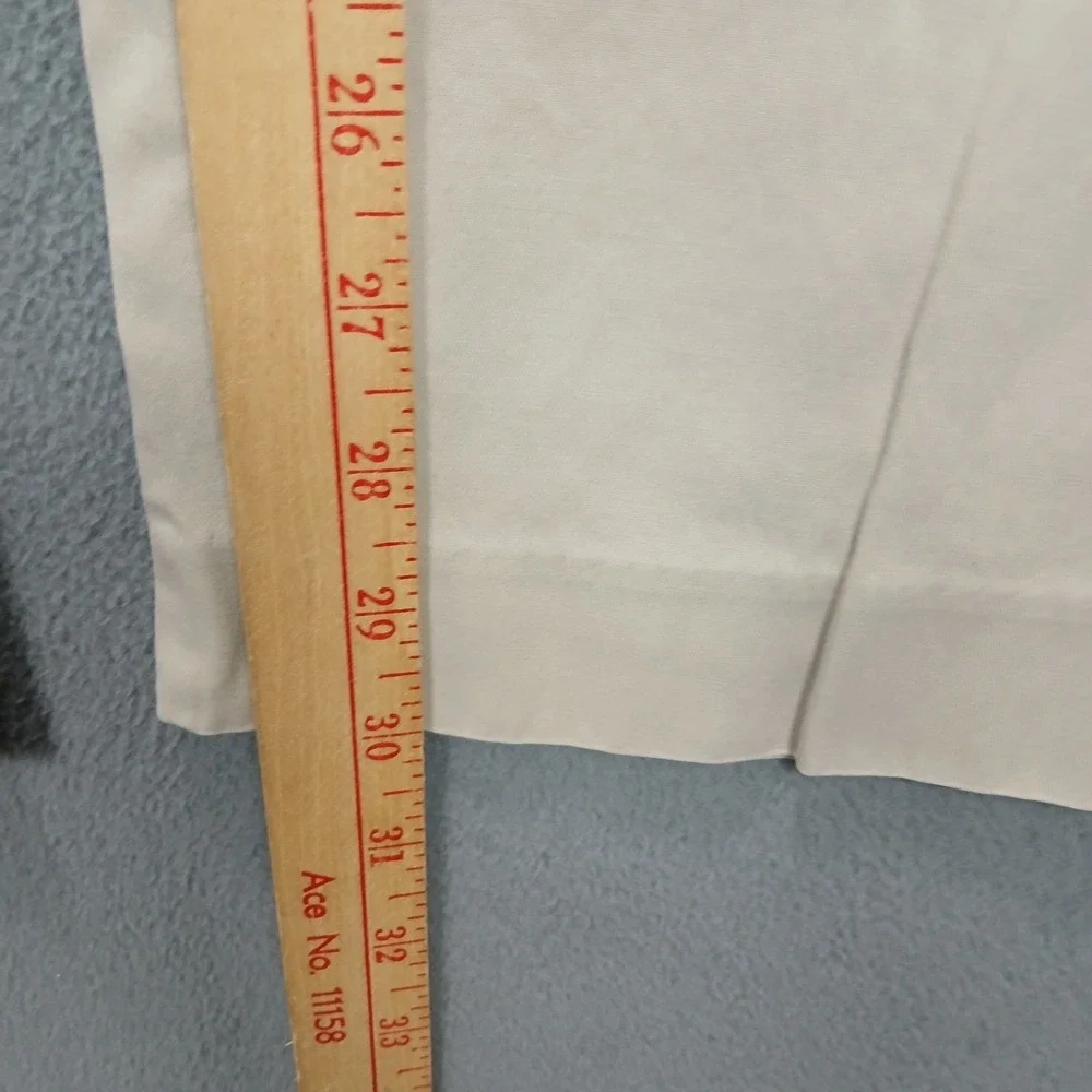 Express Photographer Dress Pants Mens 32x34 Beige Flat Front Straight Leg Formal